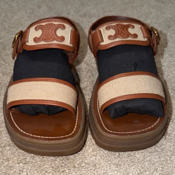 Celine Clea Triomphe Raffia • - Picture 1 of 5